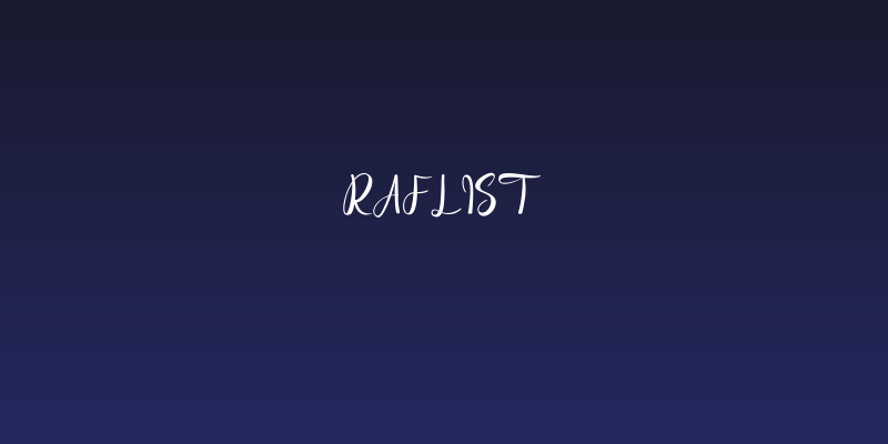Raflist Social Header