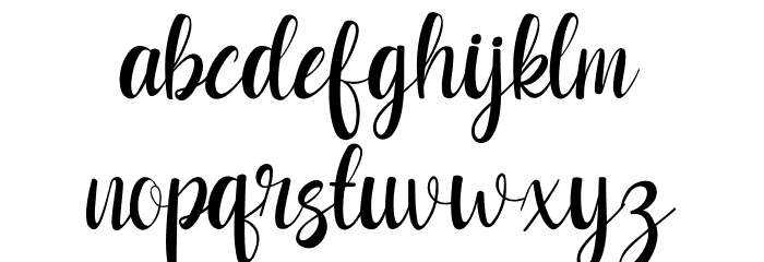 Raflist Font LOWERCASE
