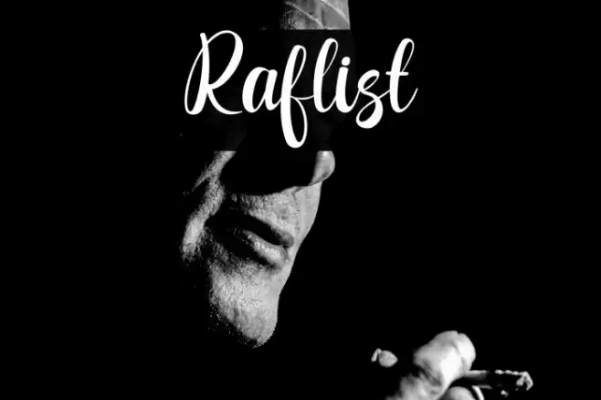 Raflist Font examples