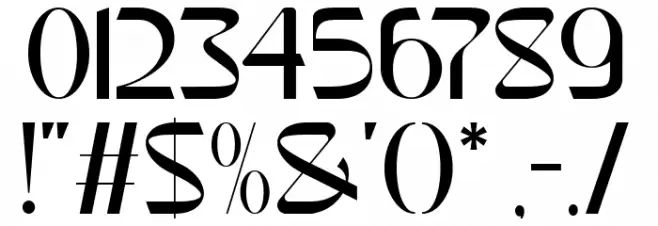 Raftel DEMO Regular Font OTHER CHARS