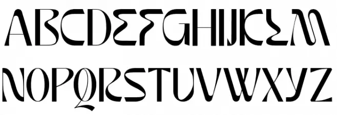 Raftel DEMO Regular Font Litere mari
