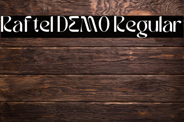 Raftel DEMO Regular Example 2