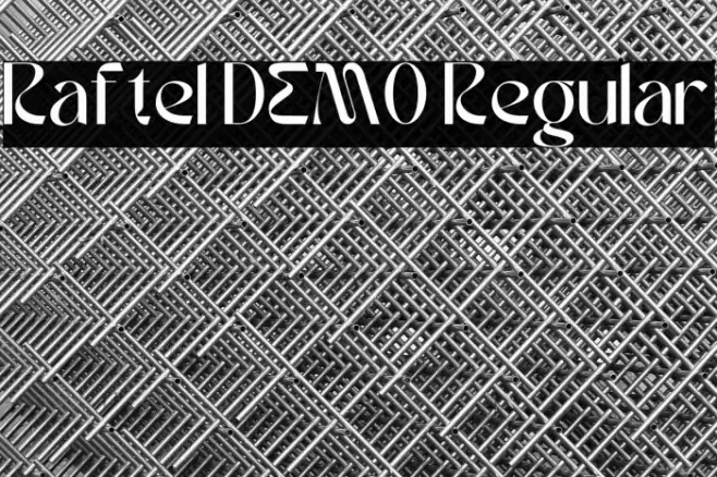 Raftel DEMO Regular Font examples