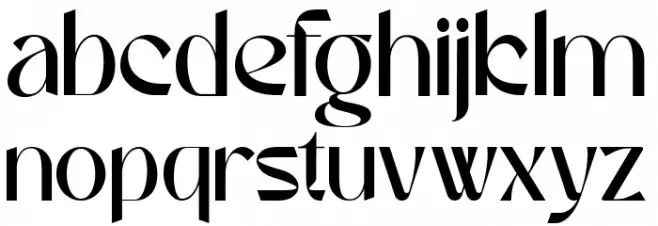 Raftel DEMO Regular Font Litere mici