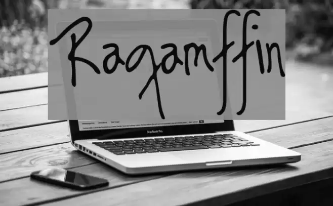 Ragamuffin خط examples