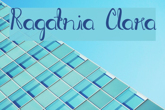Ragatnia Clara Font examples