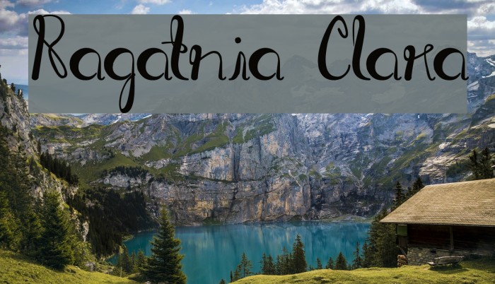 Ragatnia Clara Font examples
