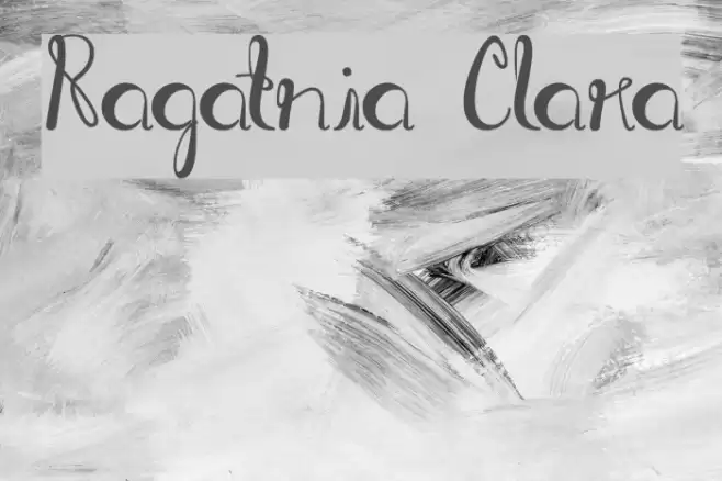 Ragatnia Clara Font examples