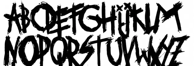 Rage Against Mom Schriftart Groß