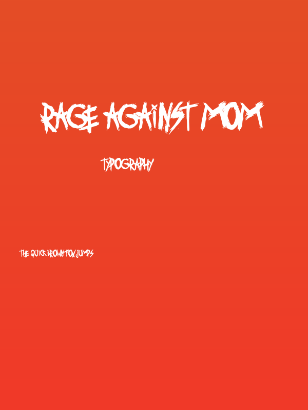 Rage Against Mom Poster