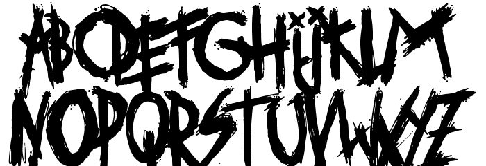 Rage Against Mom Font LOWERCASE