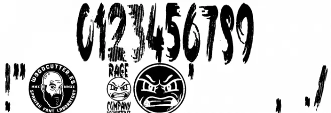 Rage Company Font OTHER CHARS