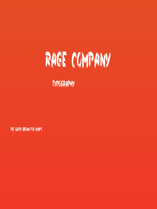 Rage Company Poster