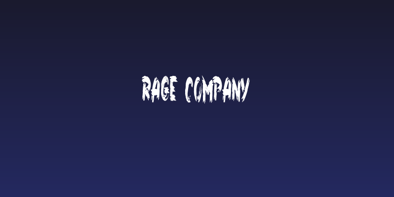 Rage Company Social Header