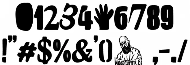 Rage & Paella Font OTHER CHARS