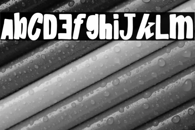 Rage & Paella Font examples