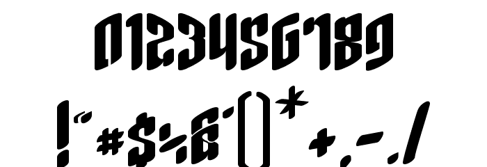 RageQuit_bold_easternblock_v1.2 Font OTHER CHARS