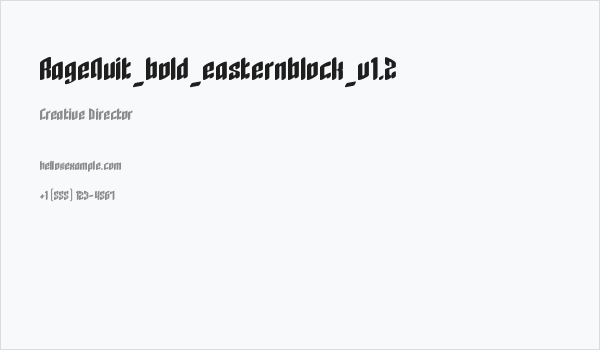 RageQuit_bold_easternblock_v1.2 Business Card