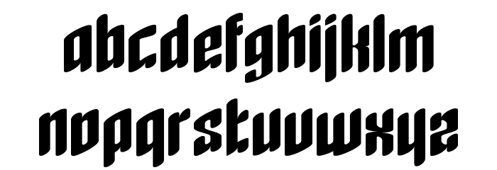 RageQuit_bold_easternblock_v1.2 Font LOWERCASE