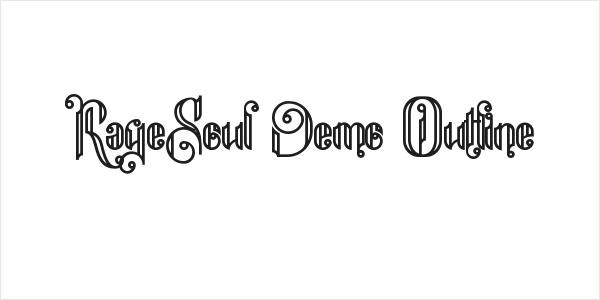 RageSoul Demo Outline Logo