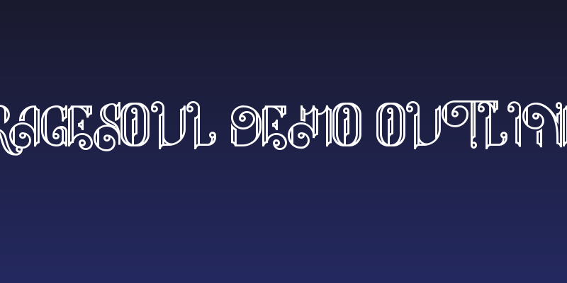 RageSoul Demo Outline Social Header