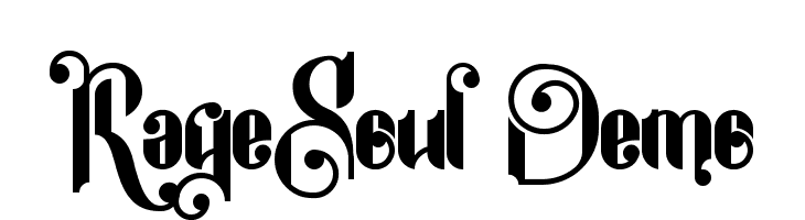 RageSoul Demo  Frei Schriftart Herunterladen