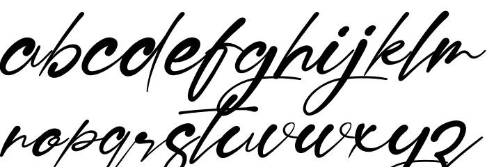 Ragellia Mellinda 字体 小写