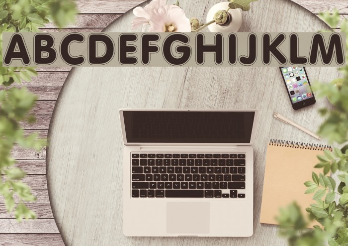 Ragey Font examples
