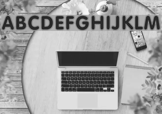 Ragey Font examples