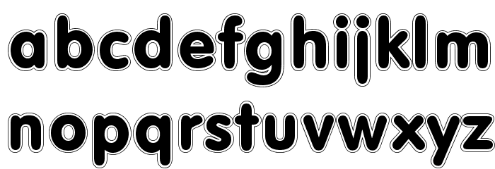Ragey Font LOWERCASE