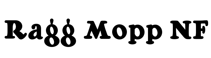 Ragg Mopp NF  フリーフォントのダウンロード