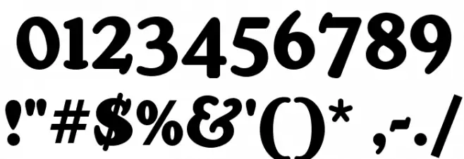 Ragg Mopp NF Font OTHER CHARS