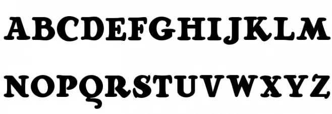Ragg Mopp NF Шрифта ВЕРХНИЙ