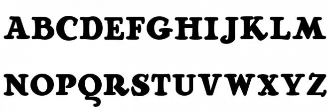 RaggMoppNF Schriftart Groß