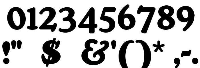 RaggMoppRegular Font OTHER CHARS