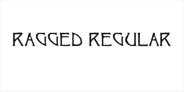 Ragged Regular Logo