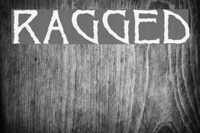 Ragged Font examples