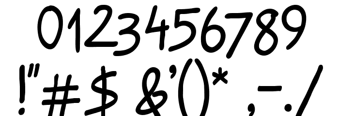 Raggedways Font OTHER CHARS
