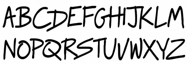 Raggedways Шрифта ВЕРХНИЙ