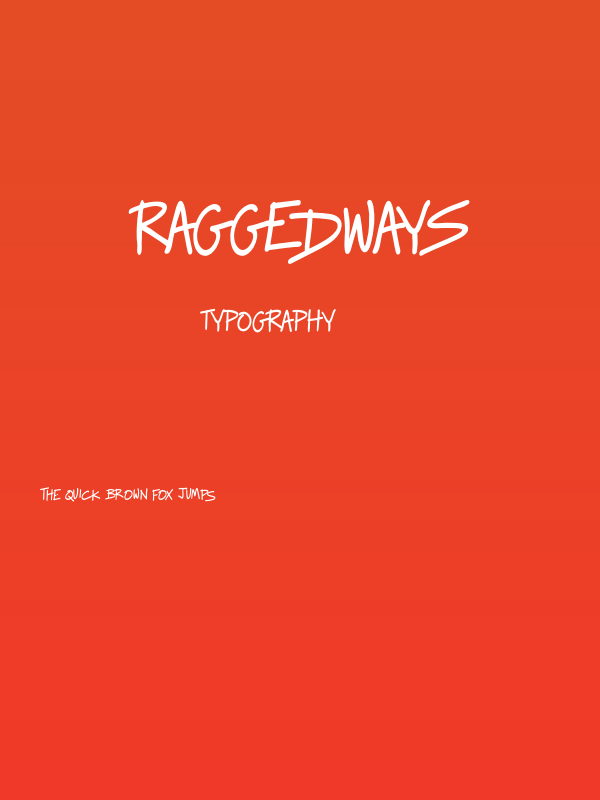 Raggedways Poster