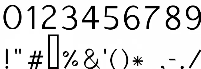 Raghindi Font OTHER CHARS