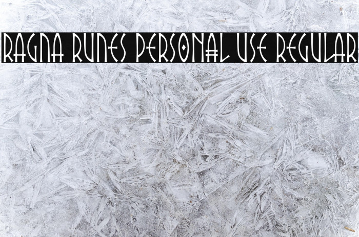 Ragna Runes PERSONAL USE Regular Example 1