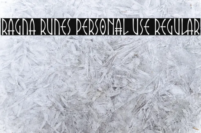 Ragna Runes PERSONAL USE Regular Example 1