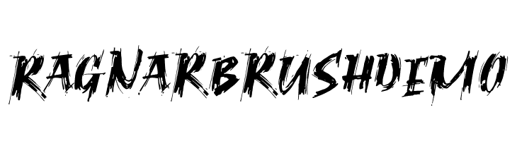 Ragnar Brush DEMO Шрифта
