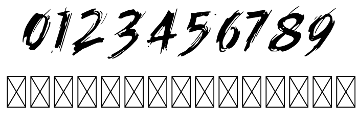 Ragnar Brush DEMO Font OTHER CHARS