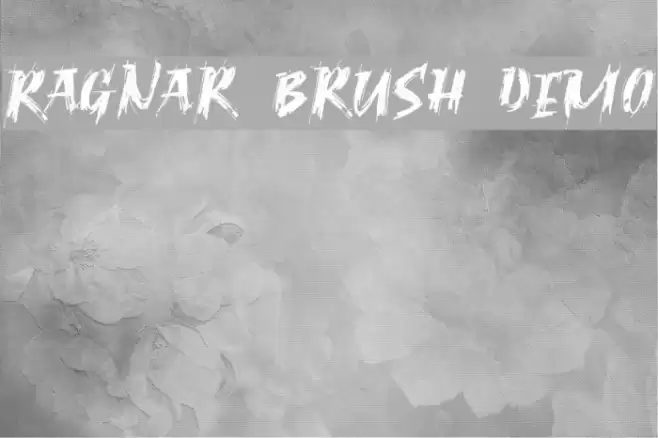 Ragnar Brush DEMO Шрифта examples