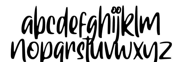 Ragnarock Font LOWERCASE