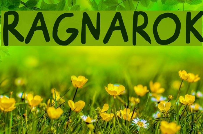 Ragnarok Font examples