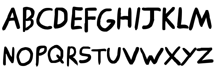 Ragnarok Font LOWERCASE