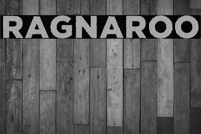 Ragnaroo Font examples